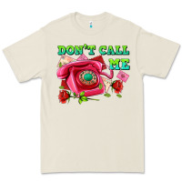 Dont Call Me With Pink Phone And Letters Premium Tee | Teevron