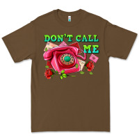 Cacao dont call me with pink phone and letters Premium Tee - AdoDesignShop