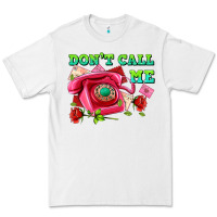 White dont call me with pink phone and letters Premium Tee - AdoDesignShop