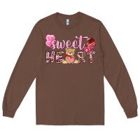 Chestnut sweetheart with bear Long Sleeve Tee - NancyCooperArtShop