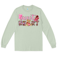 Matcha sweetheart with bear Long Sleeve Tee - NancyCooperArtShop