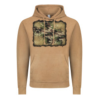 Camouflage Glitter Background Vintage Hoodie | Teevron