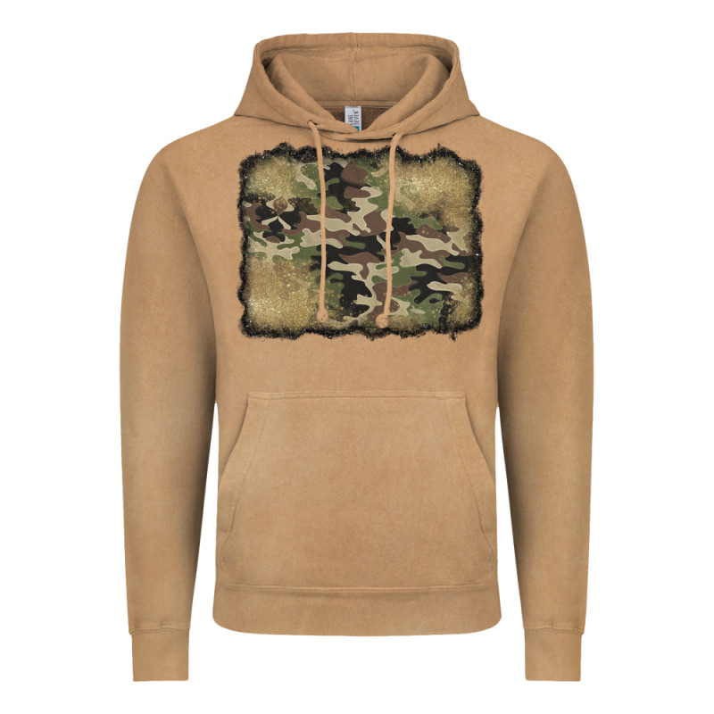 Camouflage Glitter Background Vintage Hoodie by Jasminsmagicworld | Teevron