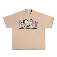 Burro peace love peeps Urban Heavy Tee - MaliasSmallBusiness