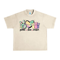 Sandshell peace love peeps Urban Heavy Tee - MaliasSmallBusiness