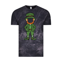 Cloud Black leprechaun boy faceless Vintage Tee - MaliasSmallBusiness