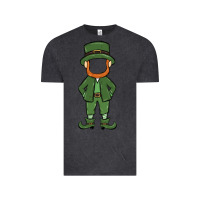 Vintage Black leprechaun boy faceless Vintage Tee - MaliasSmallBusiness