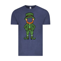 Vintage Denim leprechaun boy faceless Vintage Tee - MaliasSmallBusiness