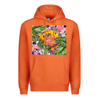 Carrot flamingo with leopard Premium Hoodie - TumblerDesignByShophia