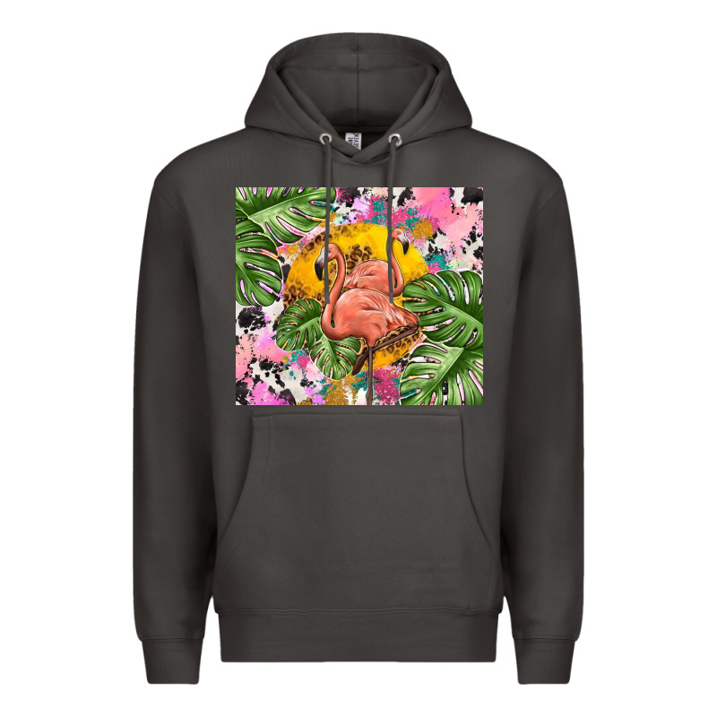 Flamingo With Leopard Premium Hoodie by TumblerDesignByShophia | Teevron