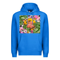 True Royal flamingo with leopard Premium Hoodie - TumblerDesignByShophia