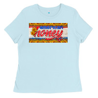 Baby Blue american honey sunflower license plate Ladies Tee - HRA Design Shop