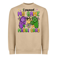 Mushroom i paused my game for mardi gras Heavyweight Sweatshirt - MaliasSmallBusiness