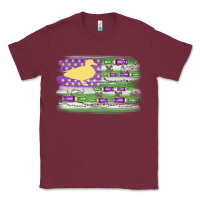 Burgundy mardi gras duck call flag Classic Tee - MaliasSmallBusiness