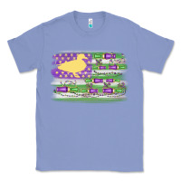 Colony Blue mardi gras duck call flag Classic Tee - MaliasSmallBusiness