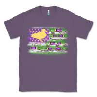 Lavender mardi gras duck call flag Classic Tee - MaliasSmallBusiness