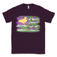 Plum mardi gras duck call flag Classic Tee - MaliasSmallBusiness