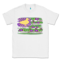 White mardi gras duck call flag Classic Tee - MaliasSmallBusiness