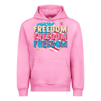 Fuchsia Pink Freedom freedom freedom Urban Hoodie - FaDigitalArtStudio