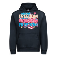 Navy Freedom freedom freedom Urban Hoodie - FaDigitalArtStudio