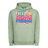 Pigment Oil Green Freedom freedom freedom Urban Hoodie - FaDigitalArtStudio