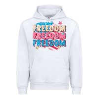 White Freedom freedom freedom Urban Hoodie - FaDigitalArtStudio