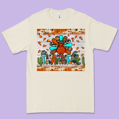 Thankful Turkey Premium Tee Designed By Jahusdesignshop
