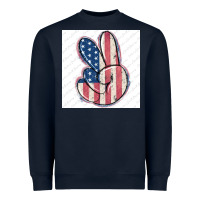 Navy small business filigran Heavyweight Sweatshirt - MaliasSmallBusiness