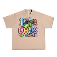 Burro 100 days of school cheer Urban Heavy Tee - MaliasSmallBusiness