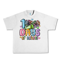 Lunar Rock 100 days of school cheer Urban Heavy Tee - MaliasSmallBusiness