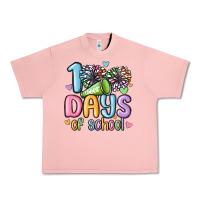 Salmon 100 days of school cheer Urban Heavy Tee - MaliasSmallBusiness