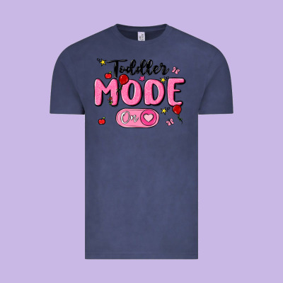 Toddler Mode On Vintage Tee Designed By Maliassmallbusiness