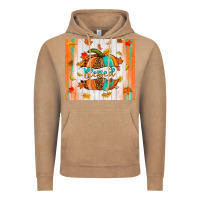 Vintage Coffee blessed pumpkin Vintage Hoodie - NancyCooperArtShop