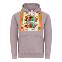 Vintage Zinc blessed pumpkin Vintage Hoodie - NancyCooperArtShop