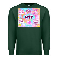 Sports Green sarcastic wtf Premium Sweatshirt - TumblerDesignByShophia