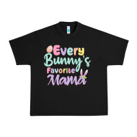 Black every bunny's favorite mama Urban Heavy Tee - MaliasSmallBusiness