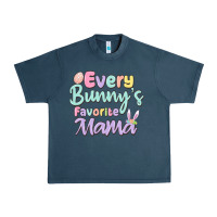 Midnight Navy every bunny's favorite mama Urban Heavy Tee - MaliasSmallBusiness