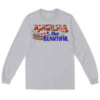 Moon Dust America the beautiful Long Sleeve Tee - NancyCooperArtShop
