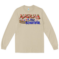 Mushroom America the beautiful Long Sleeve Tee - NancyCooperArtShop