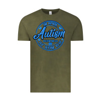 Vintage Olive autism awareness Vintage Tee - MaliasSmallBusiness