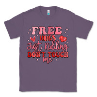 Lavender free hugs just kidding don't touch me Classic Tee - MaliasSmallBusiness