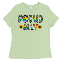 Matcha proud ally Ladies Tee - CowhideDigitalArt