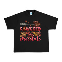 Black powered by chocolate Urban Heavy Tee - AdoDesignShop