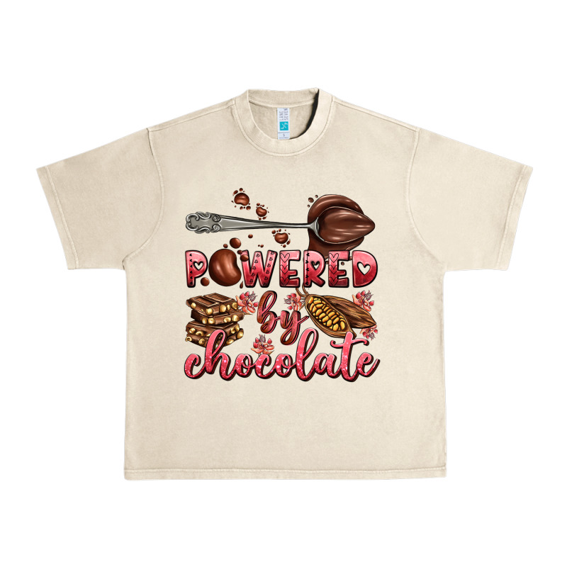 Powered By Chocolate Urban Heavy Tee by AdoDesignShop | Teevron
