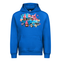 Cobalt American truck gnomes Urban Hoodie - FaDigitalArtStudio