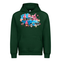 Forest Green American truck gnomes Urban Hoodie - FaDigitalArtStudio
