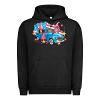 Pigment Black American truck gnomes Urban Hoodie - FaDigitalArtStudio