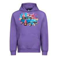 Tulip American truck gnomes Urban Hoodie - FaDigitalArtStudio