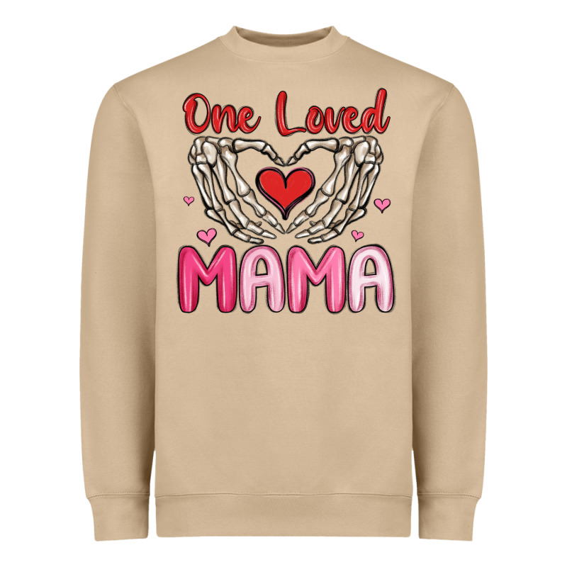 One Loved Mama Heavyweight Sweatshirt by MaliasSmallBusiness | Teevron