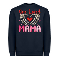 Navy one loved mama Heavyweight Sweatshirt - MaliasSmallBusiness